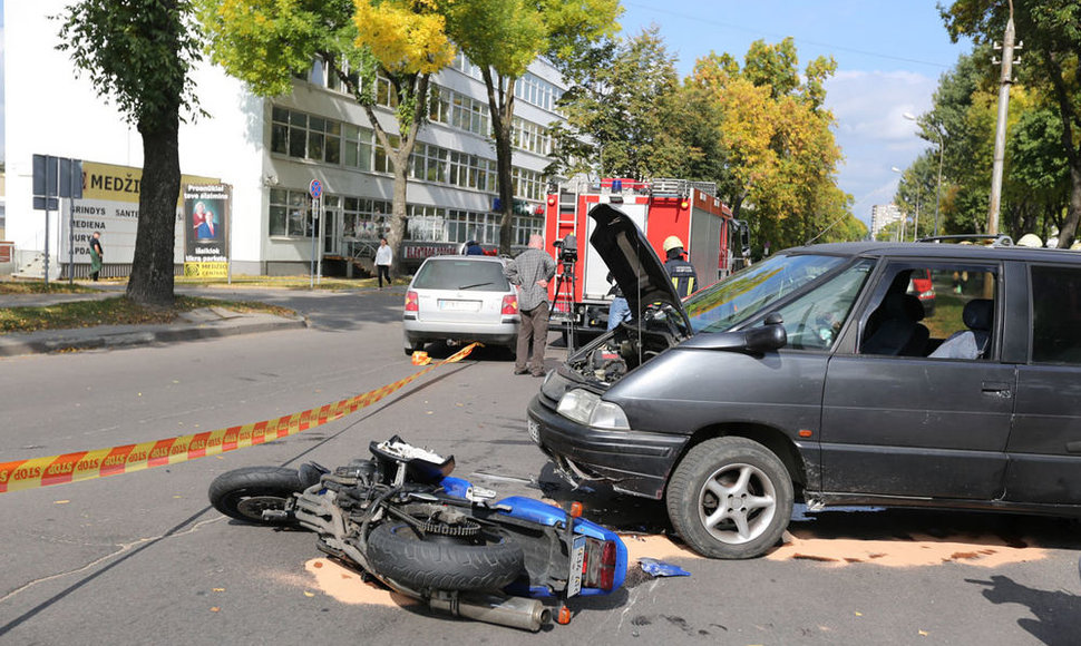 Avarijos vietoje Vilniuje, Verkių g.