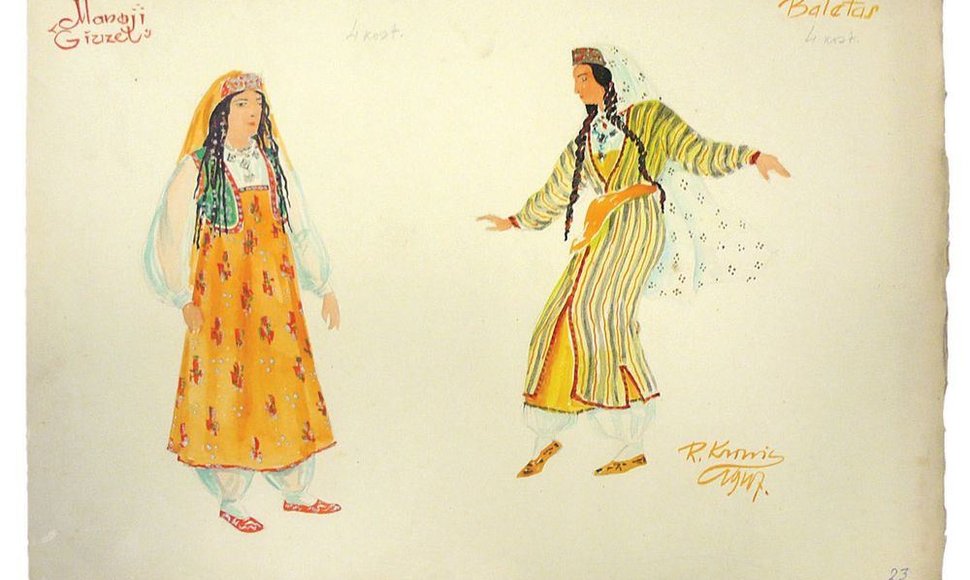 "Manoji giuzel" 1947 m. Ramazanas Krinickas