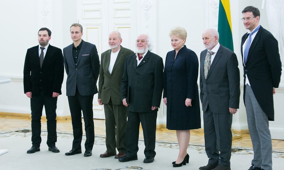 Lietuvos nacionalinių kultūros ir meno premijų laureatai su prezidente