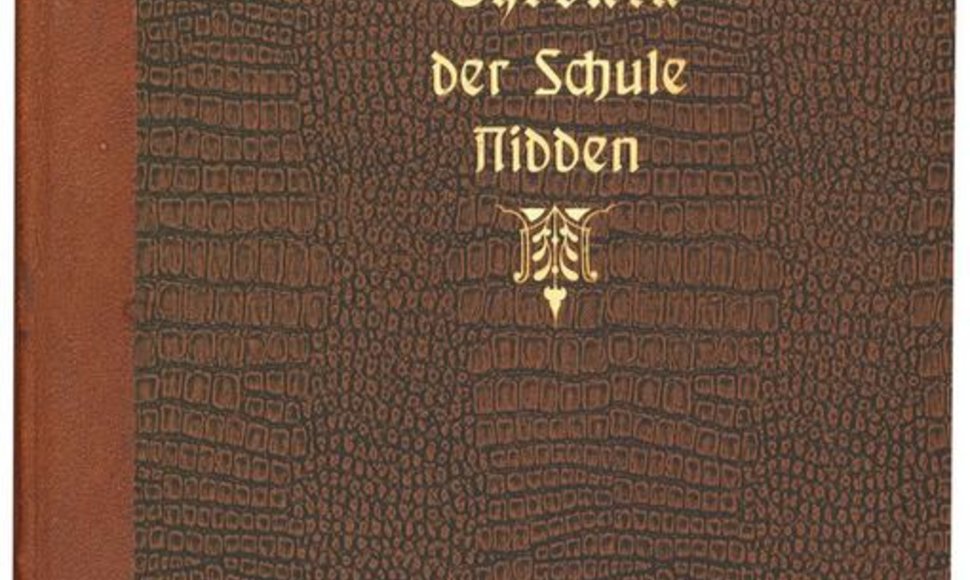 Knyga „Chronik der Schule zu Nidden“ (Nidos mokyklos kronika)