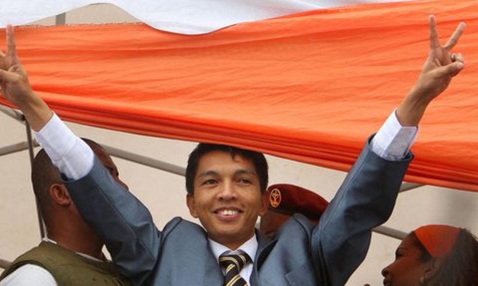 Judėjimo lyderis Andry Rajoelina