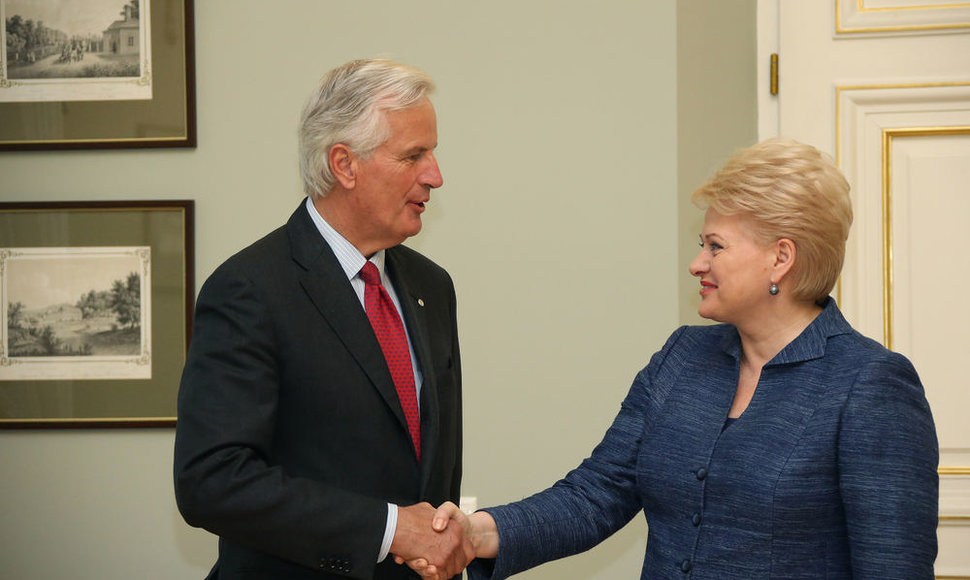 Michaelis Barnier ir Dalia Grybauskaitė