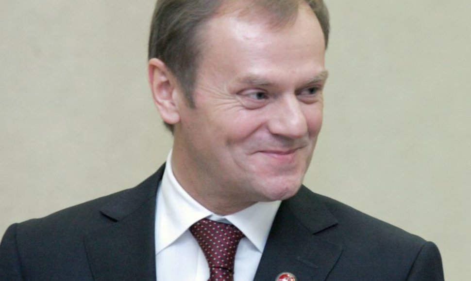 Lenkijos premjeras Donaldas Tuskas.
