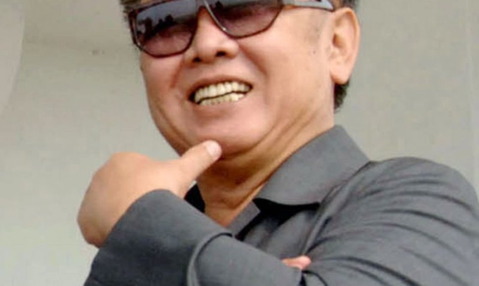 Šiaurės Korėjos lyderis Kim Jong-il.
