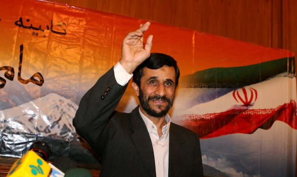 Irano vadovas Mahmoudas Ahmadinedžadas.