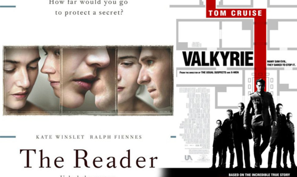 Filmų „Skaitovas“ ir „Valkirija“ reklaminis plakatas.