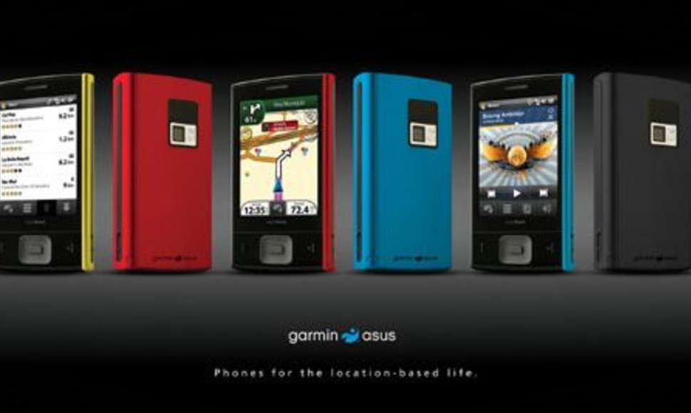 „Garmin-ASUS“ pristato naują telefoną „nuvifone M20“