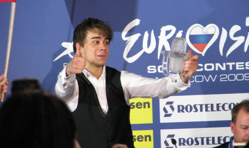"Eurovizijos" nugalėtojas Aleksandras Rybakas
