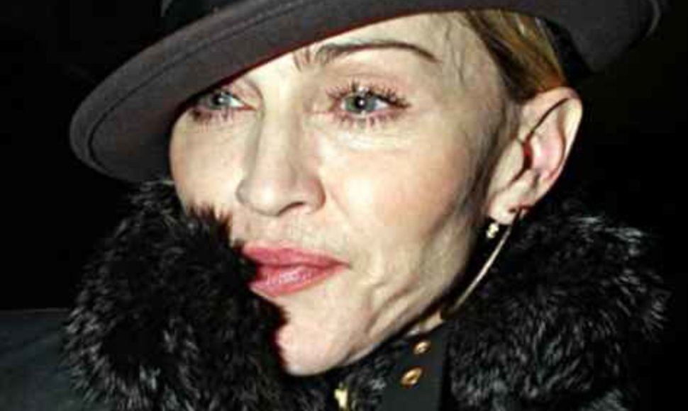 Po švenčių Madonna atrodo išsekusi
