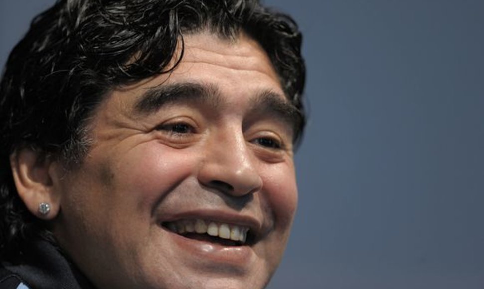 D.Maradona dalyvavo anūko gimdyme