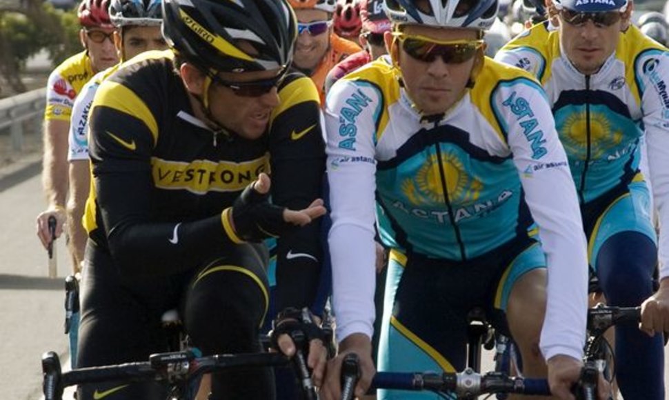 L.Armstrongas turi daug vertingų patarimų A.Contadorui.