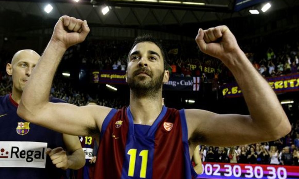 „Barcelona“ lyderis J.C.Navarro džiaugiasi pergale.