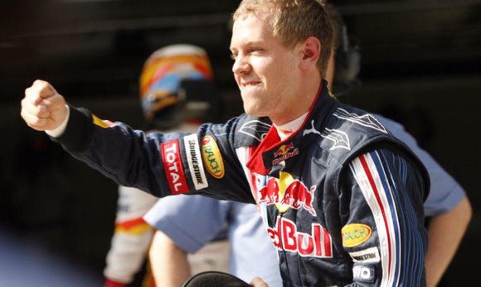 S.Vettelis antrąkart per savo karjerą lenktynėse startuos iš pirmosios pozicijos.