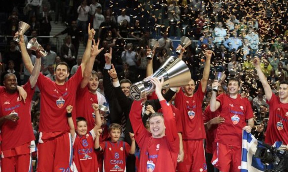CSKA stengsis išlaikyti pernai iškovotą Eurolygos čempionų titulą