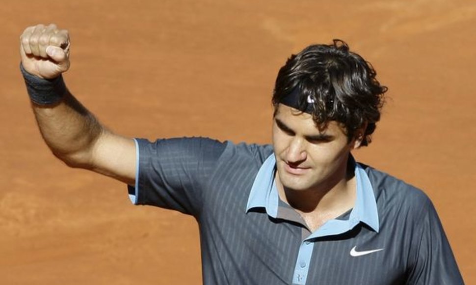 R.Federeris po ilgos pertraukos Madride vėl šventė skambią pergalę