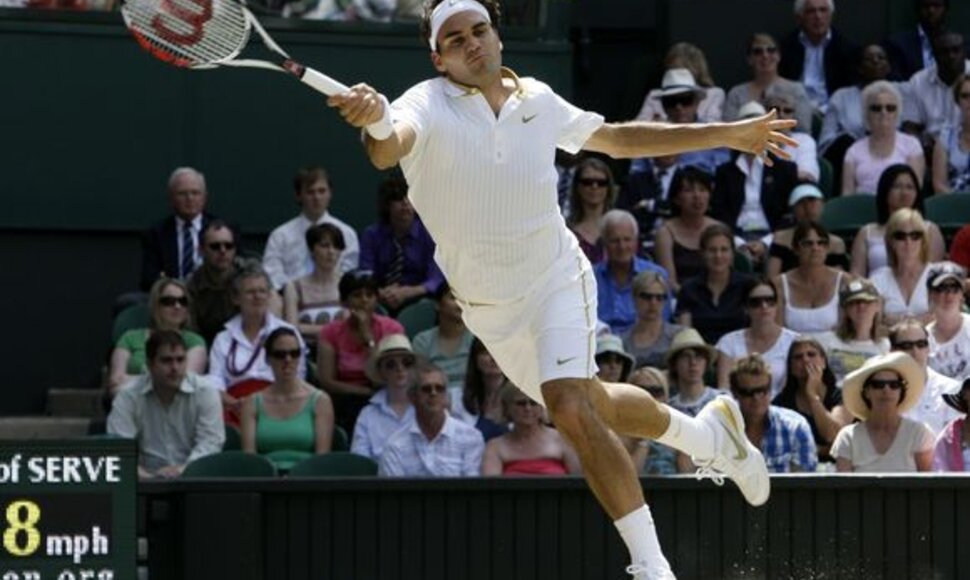R.Federeris 21-ą kartą iš eilės pateko į Didžiojo kirčio turnyro pusfinalį