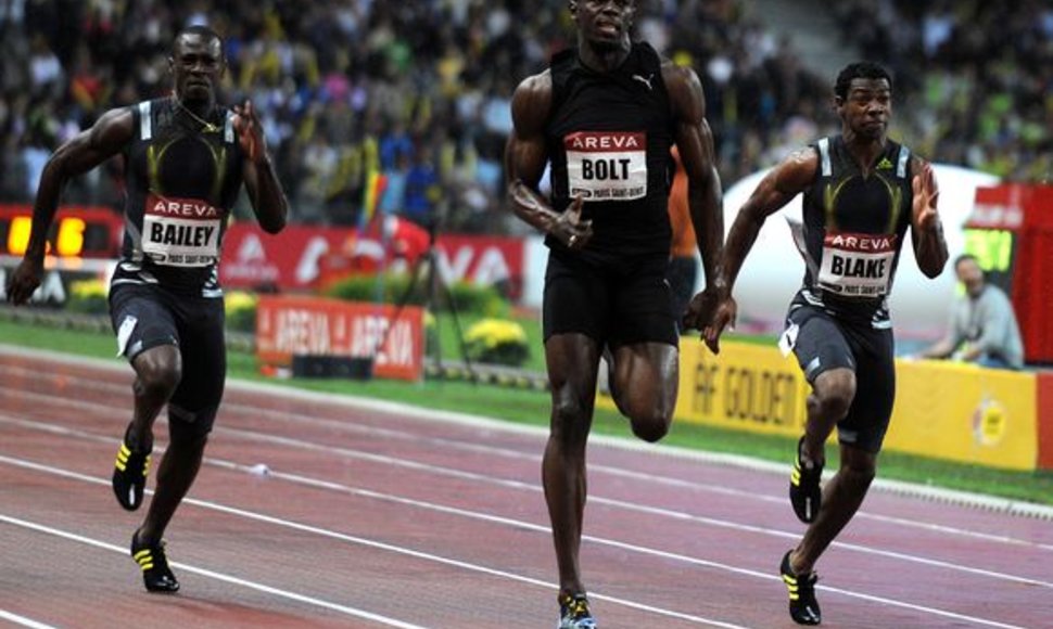 U.Boltas Paryžiuje be didesnio vargo laimėjo bėgimą