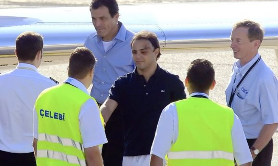 F.Massa prieš skrydį į San Paulą