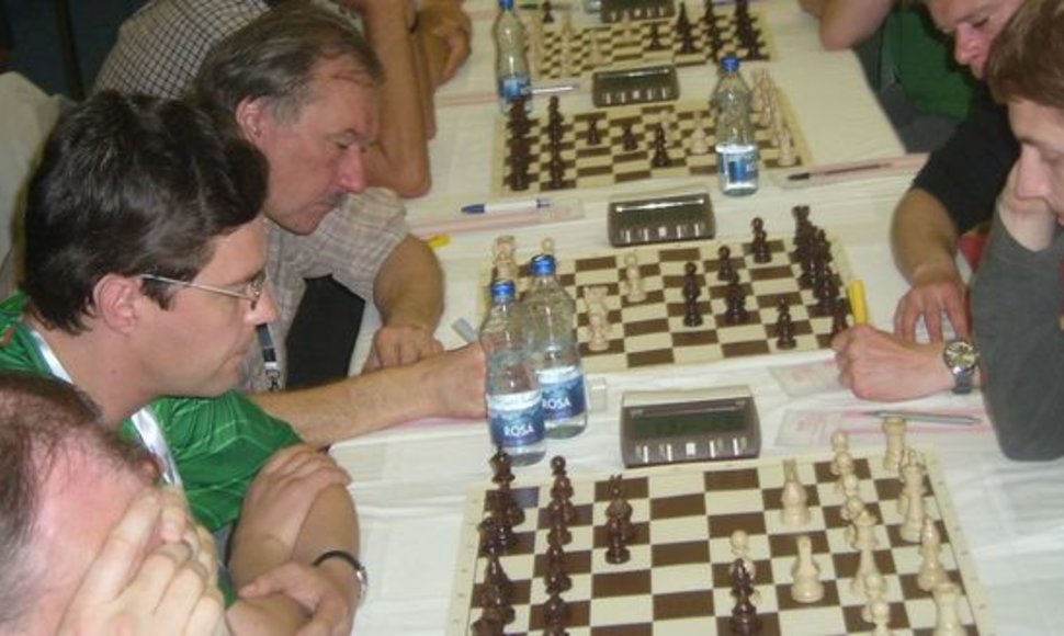 Vilniečiai šachmatininkai įveikė kauniečius.