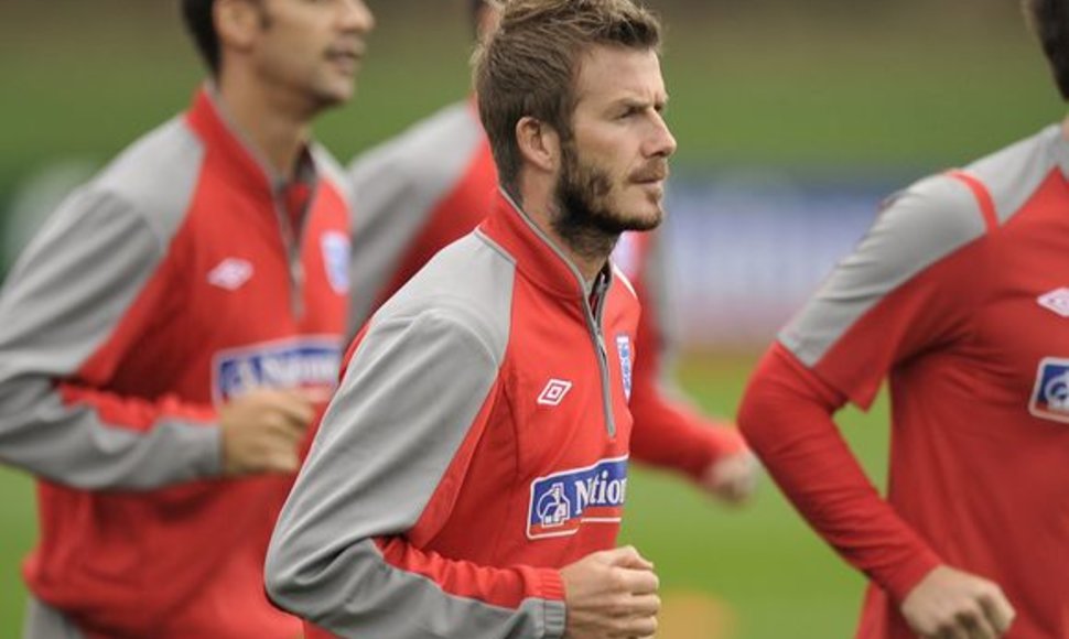 D.Beckhamas galės žaisti Europoje, kaip pageidauja Anglijos rinktinės treneris