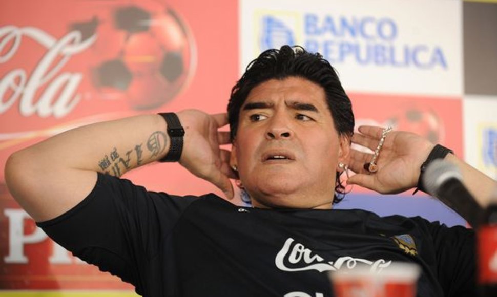 D.Maradona nesigaili savo pasakytų žodžių