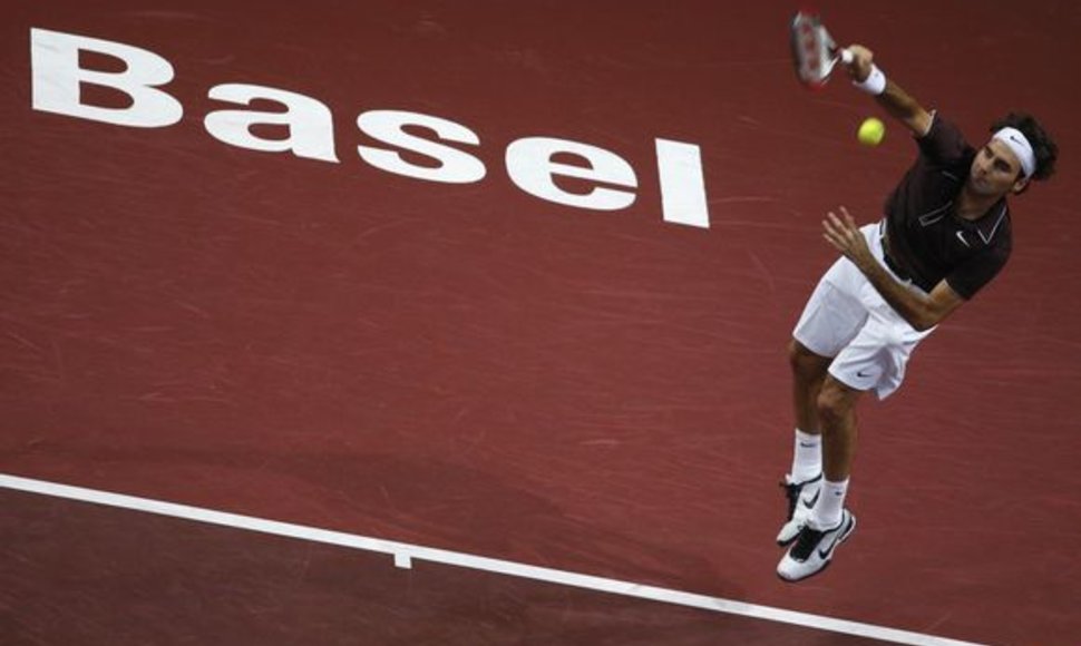 R.Federeris pergalingai pradėjo turnyrą Šveicarijoje