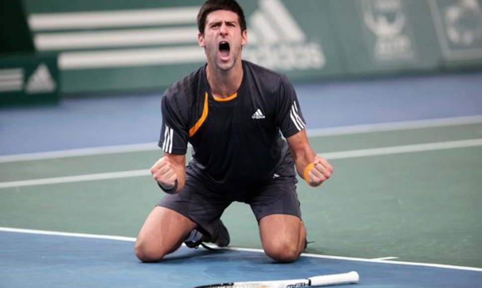 N.Djokovičius šįmet laimėjo jau penktą ATP serijos turnyrą