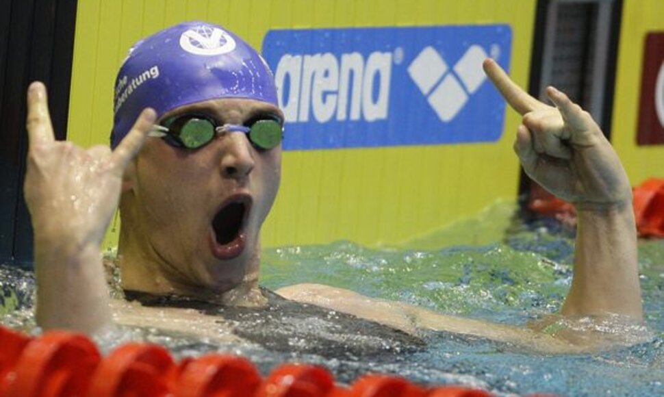 P.Biedermannas džiaugiasi pasaulio rekordu