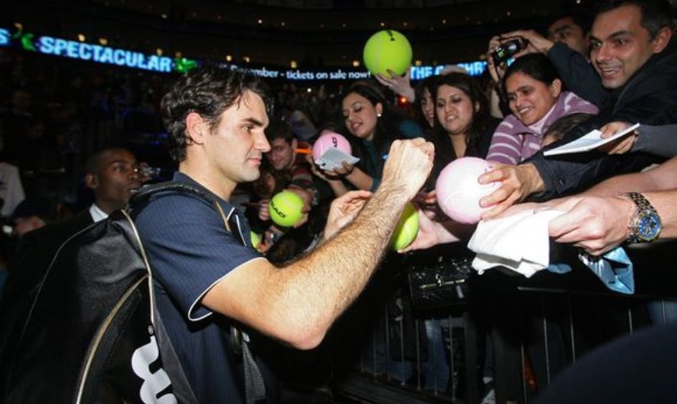 R.Federeris penktą kartą metus baigs pirmoje ATP reitingo vietoje