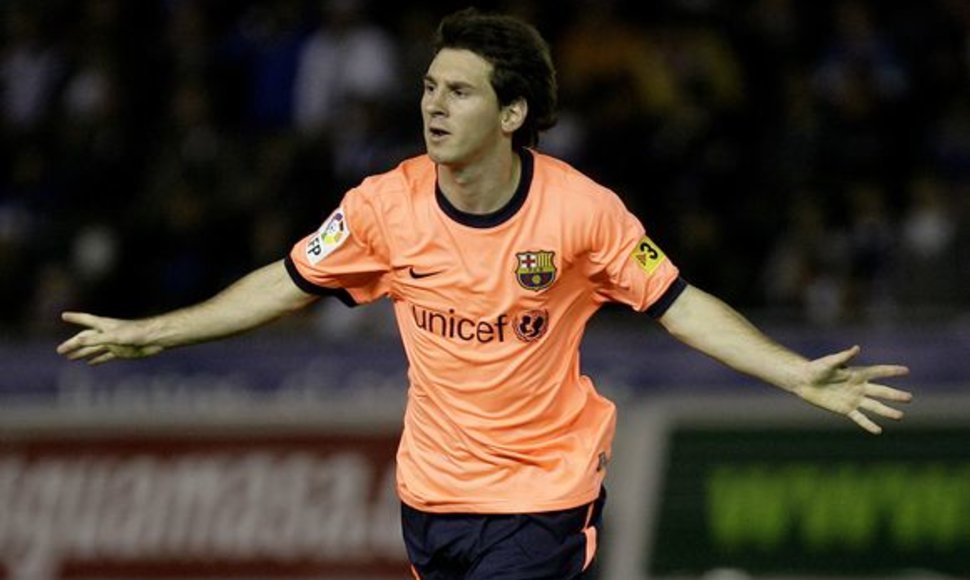 L.Messi nugalėtojams pelnė net tris įvarčius