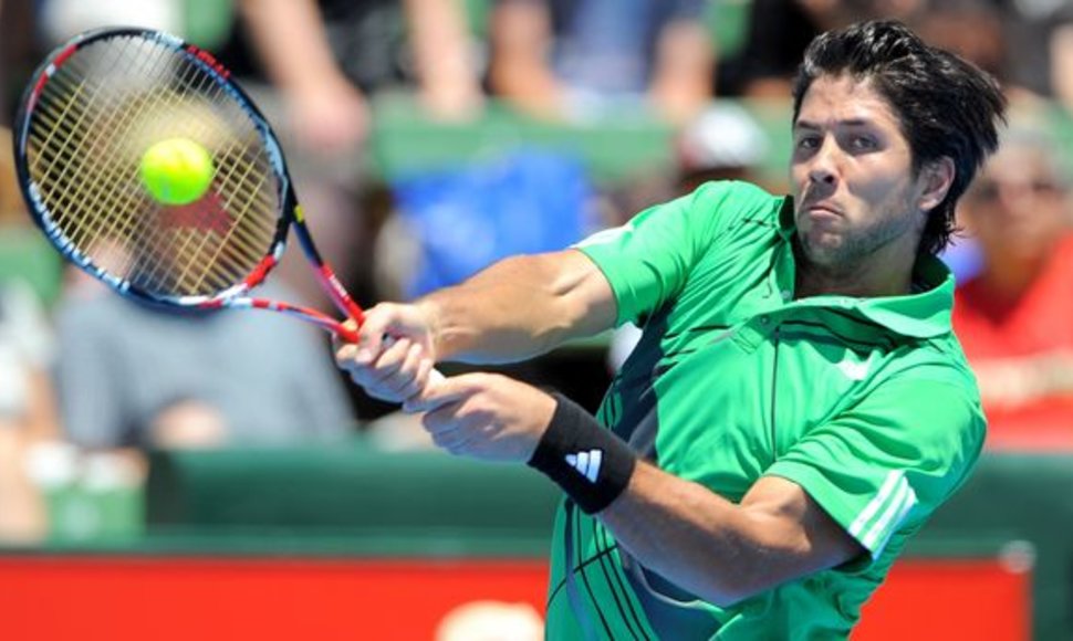 F.Verdasco neturėjo vargo su N.djokovičiumi