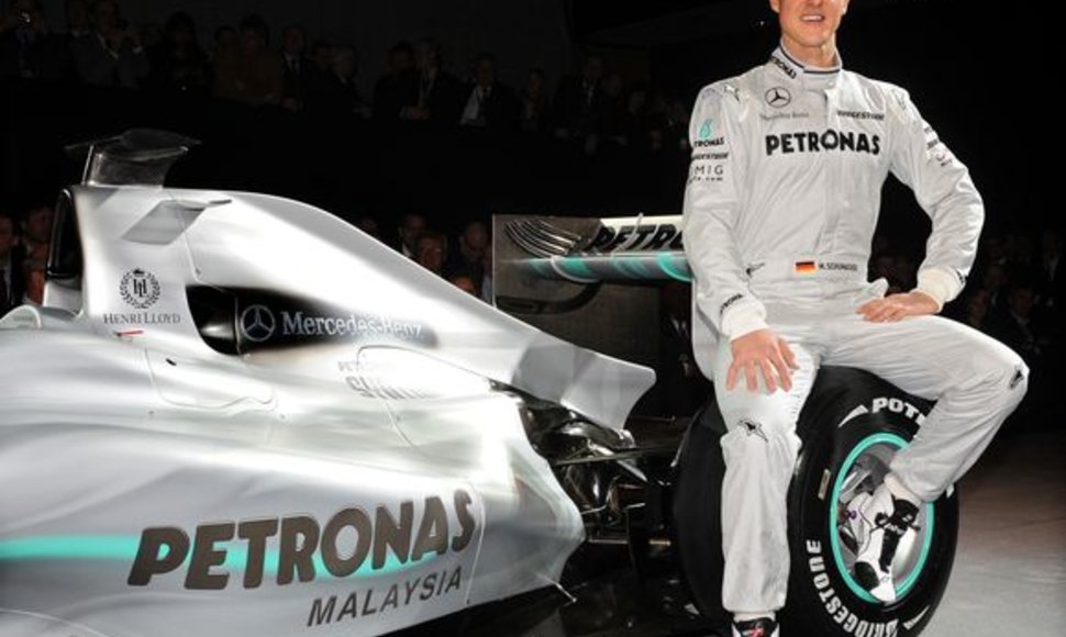 M.Schumacheris planą tapti čempionu jau pirmą sezoną laiko optimistiniu