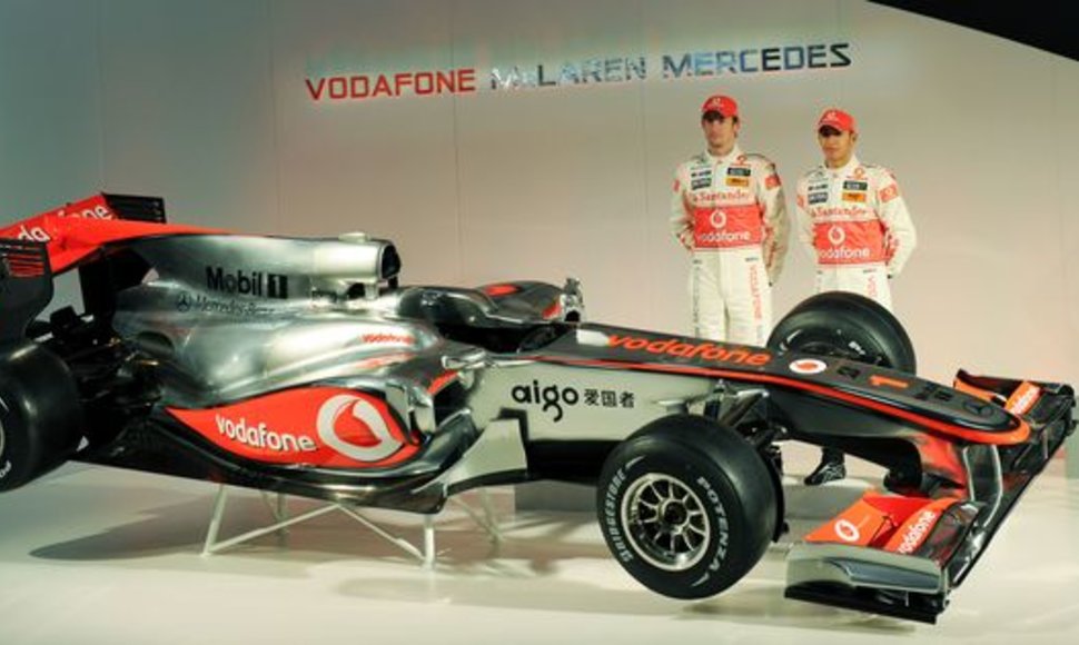 Pristatytas naujasis „McLaren“ bolidas