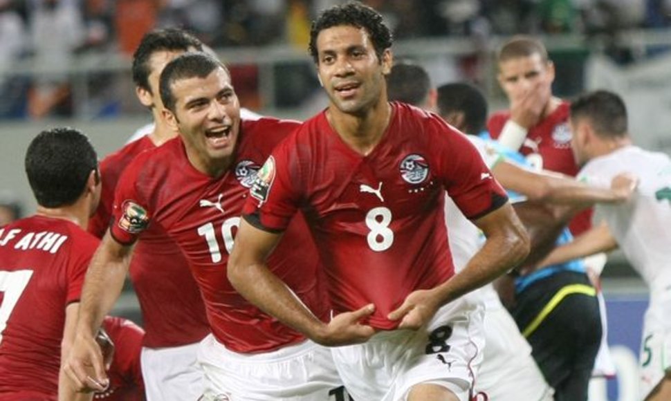 Egipto futbolininkai mėgins trečią kartą iš eilės iškovoti Afrikos čempionų vardą