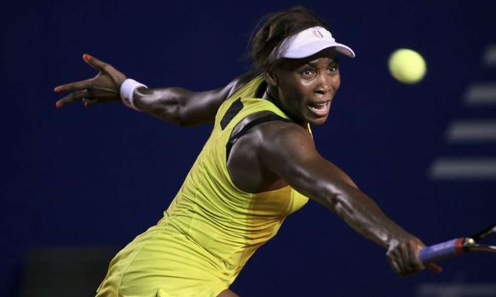 Venus Williams ketvirtfinalyje įveikė ispanę Laura Pous Tio