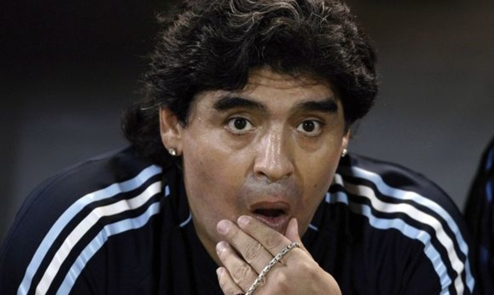 D.Maradona paskelbė preliminarų Argentinės rinktinės futbolininkų sąrašą