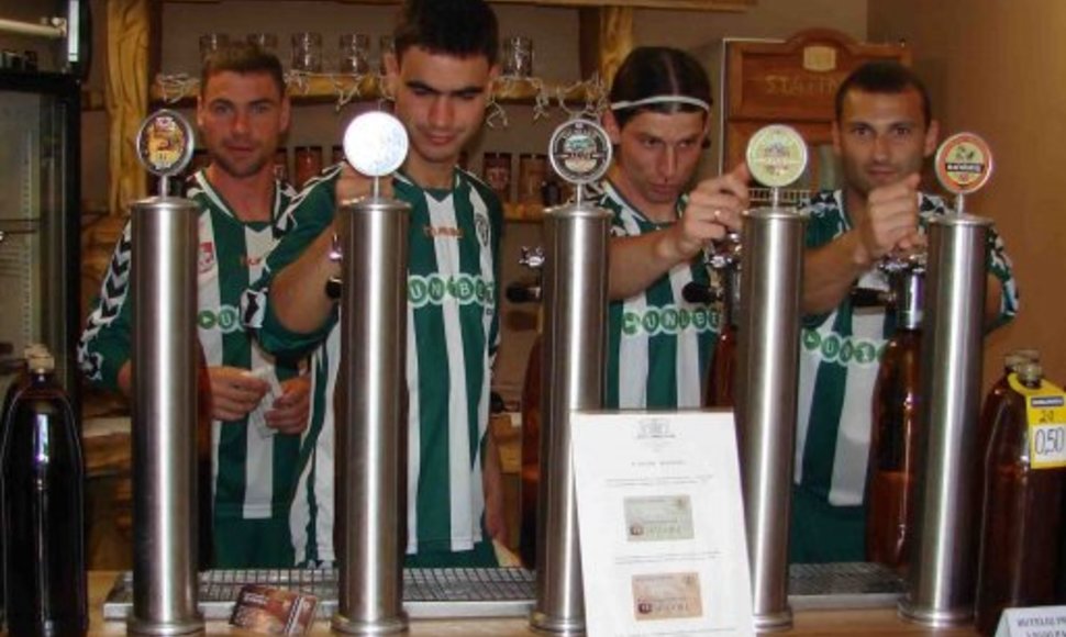 Vilniaus „Žalgirio“ futbolininkai prekiavo alumi