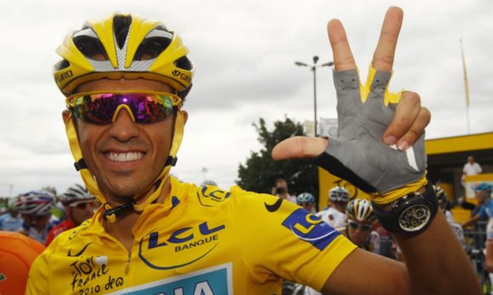 Alberto Contadoras „Tour de France“ laimėjo trečią kartą