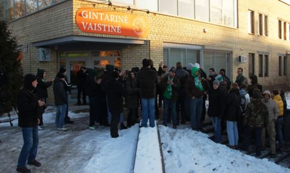 Vilniaus futbolo klubo „Žalgiris“ protestas