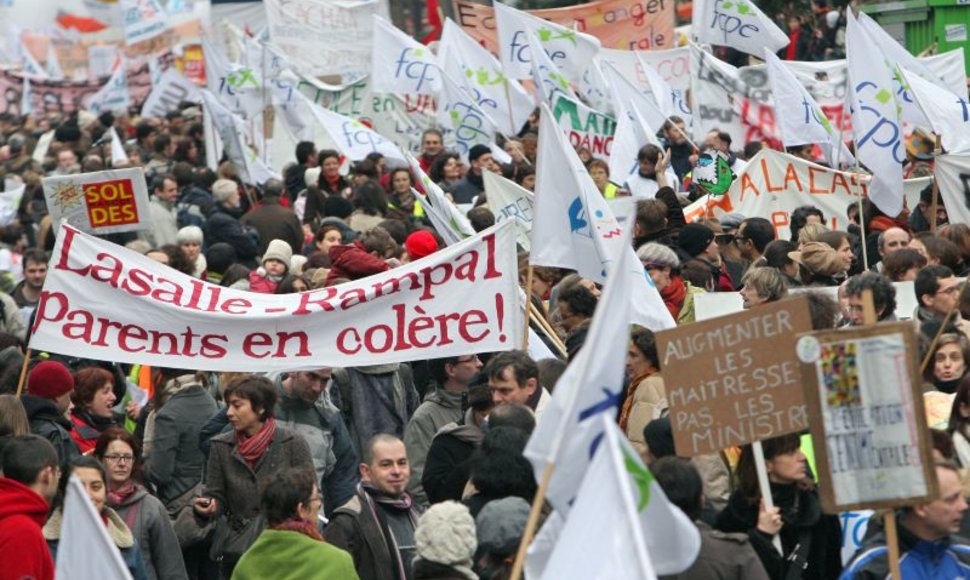 Prancūzai savo protestais pagarsėję visame pasaulyje.