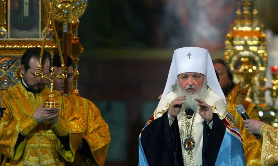 Naujasis Rusijos stačiatikių bažnyčios patriarchas Kirilas.