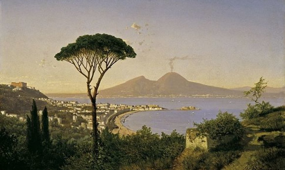 Augustas Albertas „Neapolio įlanka“. Nacionalinis M.K.Čiurlionio dailės muziejus