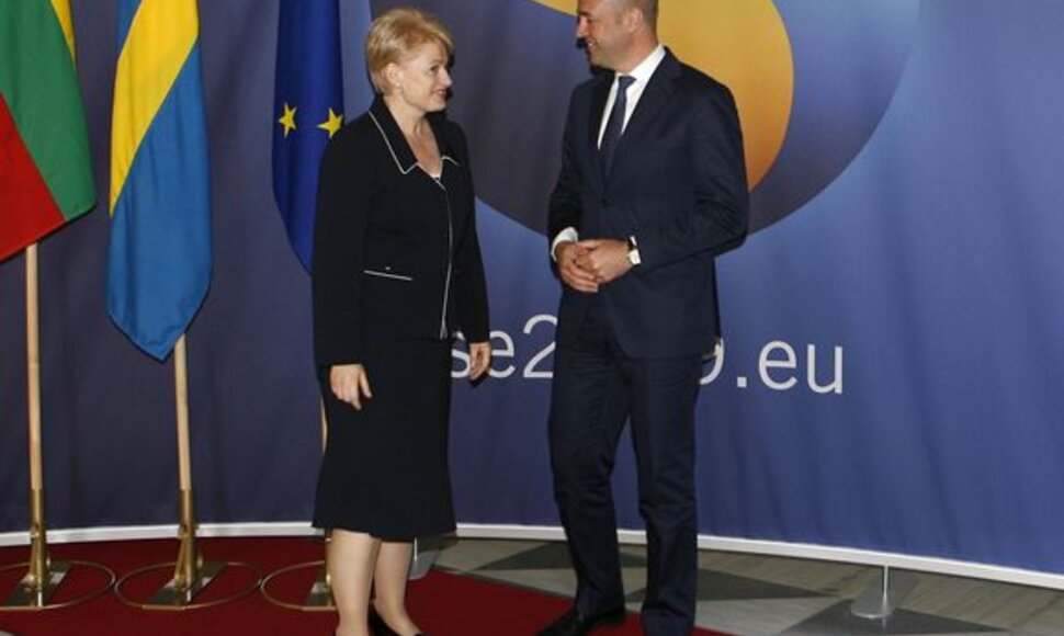Prezidentė Dalia Grybauskaitė Stokholme susitiko su Švedijos Parlamento pirmininku Peru Westerbergu.