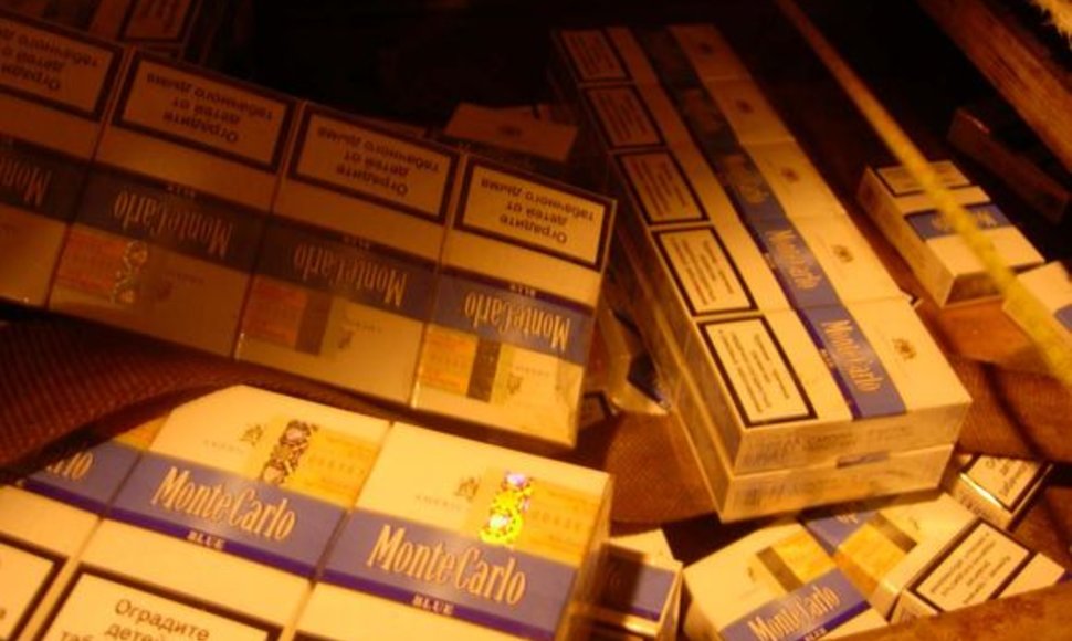Sulaikyta cigarečių kontrabanda 
