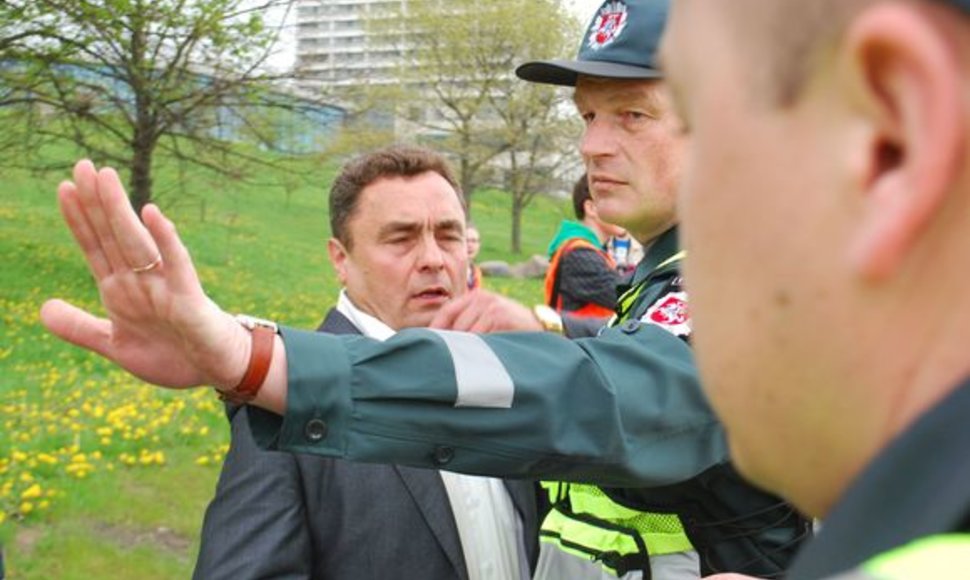 Seimo nario Petro Gražulio susirėmimas su policijos pareigūnais
