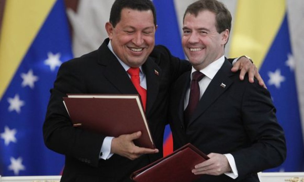 H.Chavezas ir D.Medvedevas