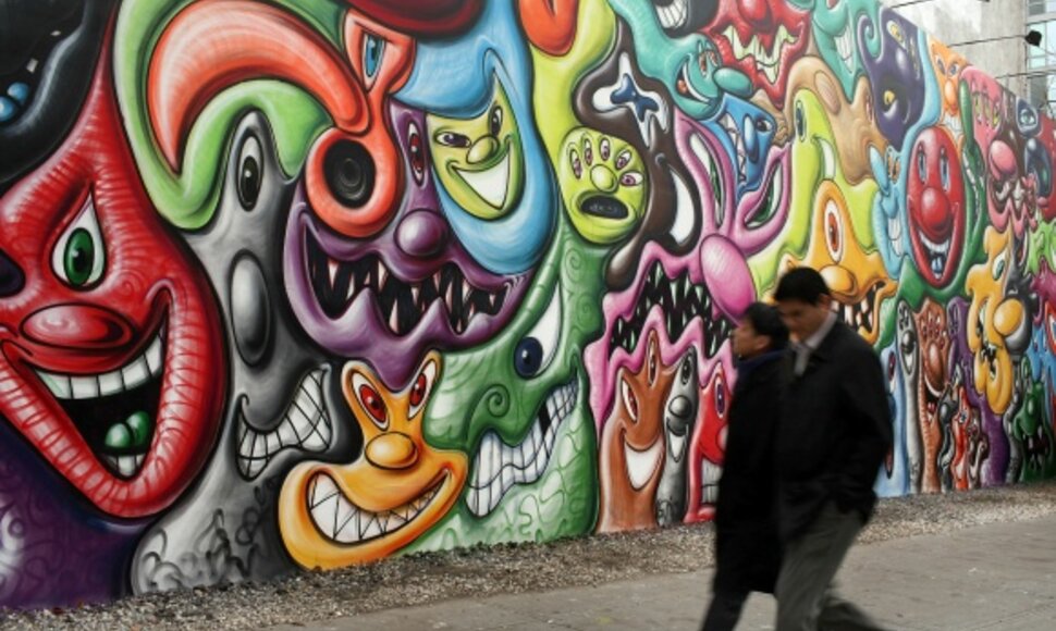 Grafiti meistro Kenny Scharfo darbas