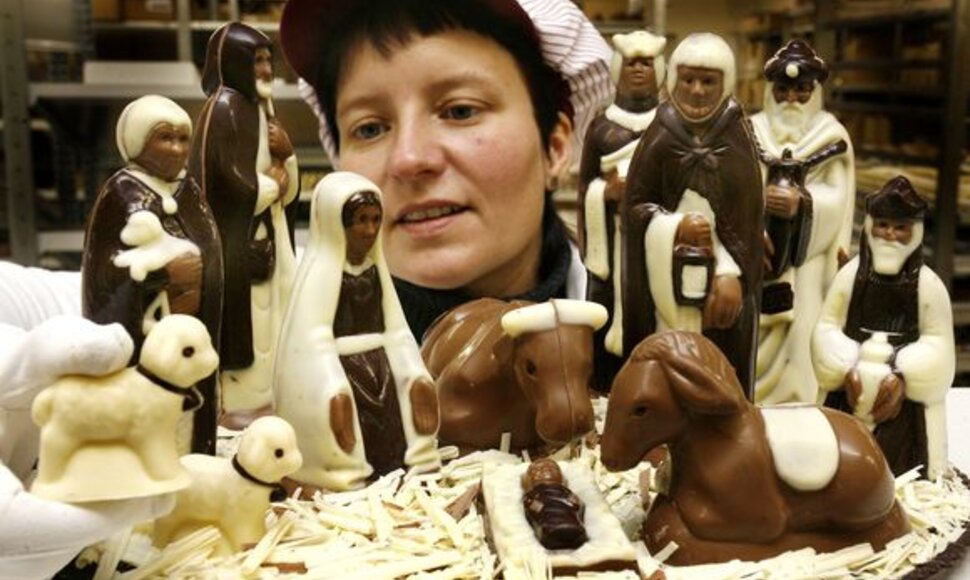 &Scaron;okoladinės figurėlės