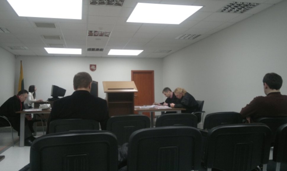 Proceso dalyviai buvusių bendrovės „Vilniaus vandenys“ vadovų byloje.