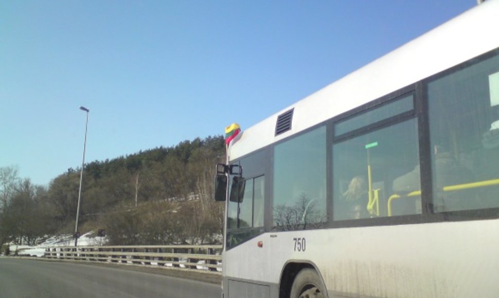 Papuoštas autobusas